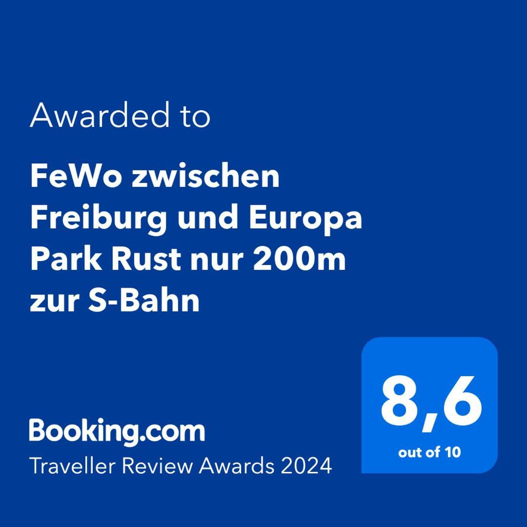 Fewo Zwischen Freiburg Und Europa Park Rust Nur 200M Zur S-Bahn Балинген Экстерьер фото